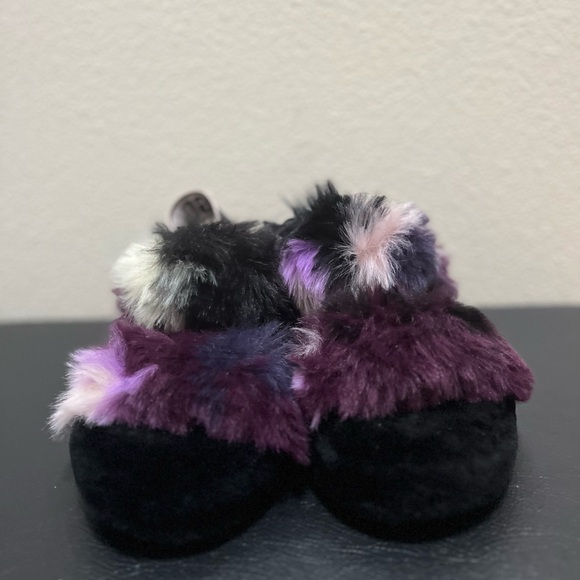 •UGG• Oh Yeah Tie Dye Fluffy Slippers Strap Sling Back Indoors Outdoors - Picture 4 of 9